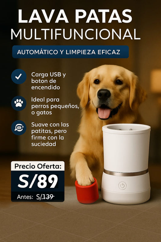 LIMPIADOR DE PATAS DE MASCOTAS